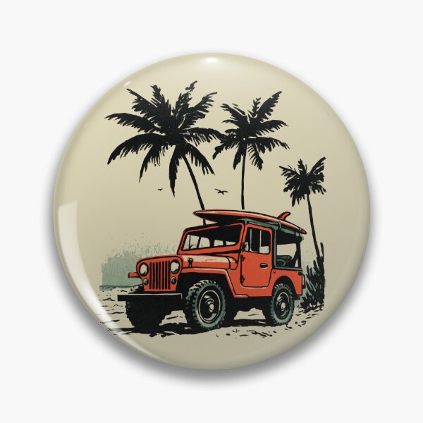 Item preview, Vintage 4x4 CJ 5 Beach Surf Truck designed and sold by blackdogshop.