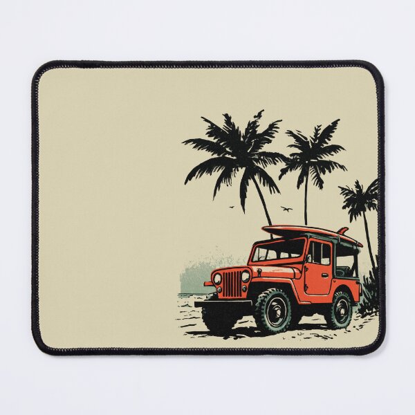 Item preview, Vintage 4x4 CJ 5 Beach Surf Truck designed and sold by blackdogshop.