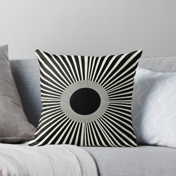 Artikelvorschau, Radial Light Lines on Black – Minimalist Abstract Silhouette Art entworfen und verkauft von MagicalArch.