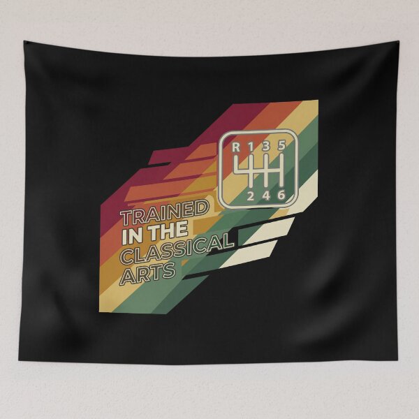 Item preview, Trained In The Classical Arts Funny Manual Transmission Stick Shift designed and sold by w66aboo.