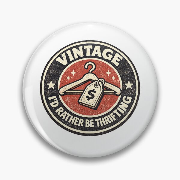 Item preview, Vintage I’d Rather Be Thrifting designed and sold by MKProjekty.