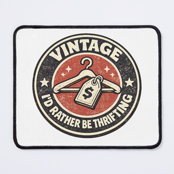 Item preview, Vintage I’d Rather Be Thrifting designed and sold by MKProjekty.