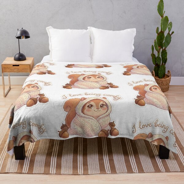 Item preview, Cozy squirrel acorn snuggles Cute I love being Comfy design designed and sold by Vintage Designs +.