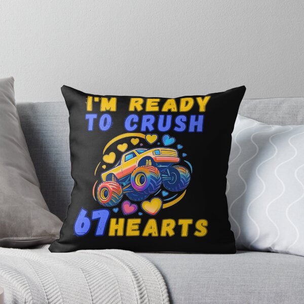 Item preview, I'm Ready to Crush 67 Hearts Funny Illustration designed and sold by StaticMood.