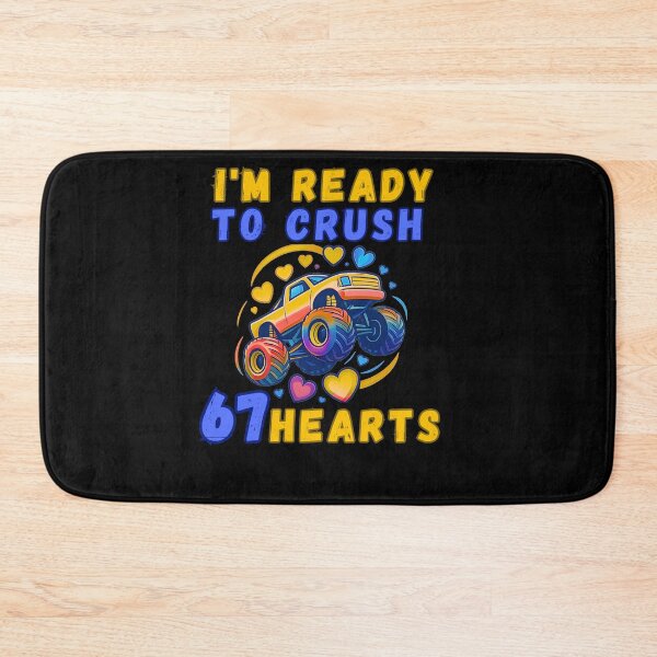 Item preview, I'm Ready to Crush 67 Hearts Funny Illustration designed and sold by StaticMood.