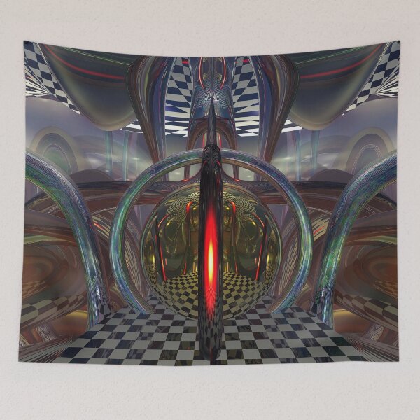 Item preview, Corridors of the Checkered Infinite designed and sold by bloorose.