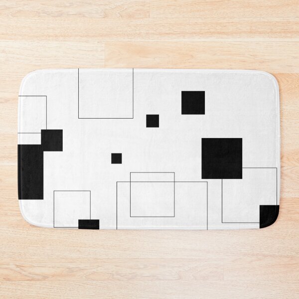Item preview, Square pattern | Black squares | Black stripes | Dynamic background designed and sold by dfly-creations.