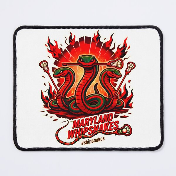 Item preview, Maryland Whipsnakes Illustrated Fan Design Lacrosse Lovers designed and sold by Designfordream.