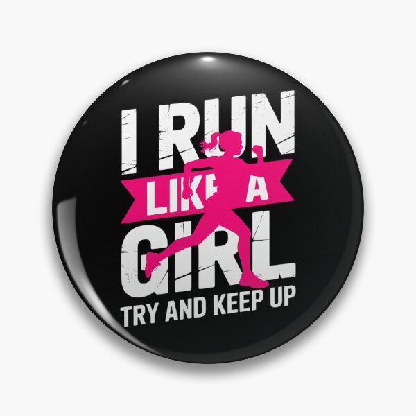 Item preview, I Run Like A Girl Try to Keep Up Girls Running designed and sold by LindseyKris.