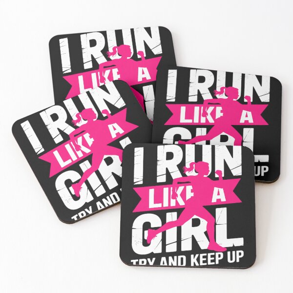 Item preview, I Run Like A Girl Try to Keep Up Girls Running designed and sold by LindseyKris.
