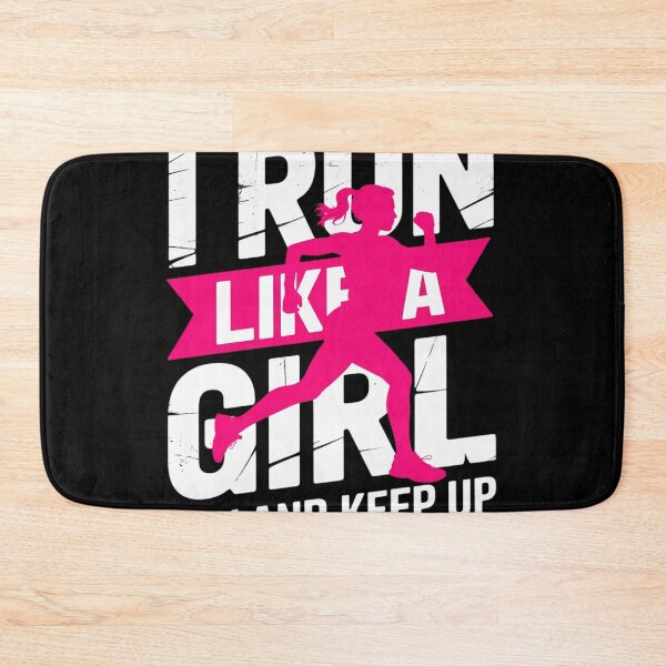 Item preview, I Run Like A Girl Try to Keep Up Girls Running designed and sold by LindseyKris.