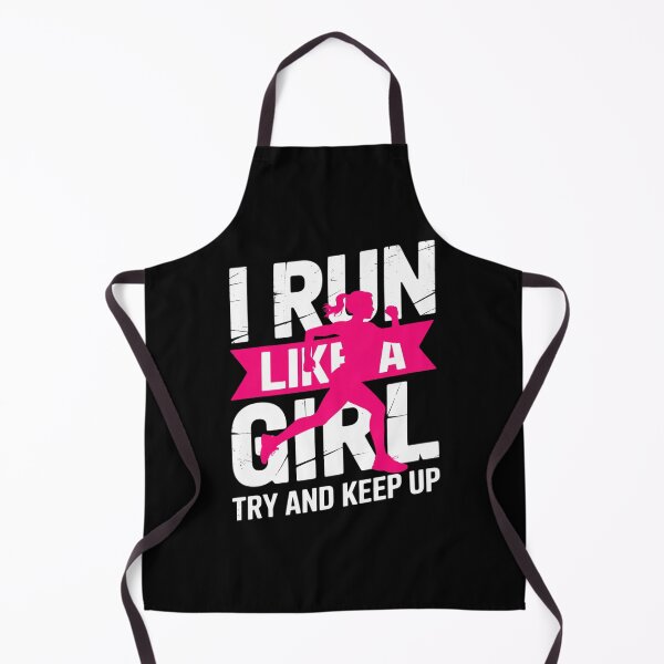 Item preview, I Run Like A Girl Try to Keep Up Girls Running designed and sold by LindseyKris.
