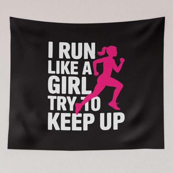 Item preview, For Female Runners - I Run Like a Girl Try to Keep Up designed and sold by HudsonErik.