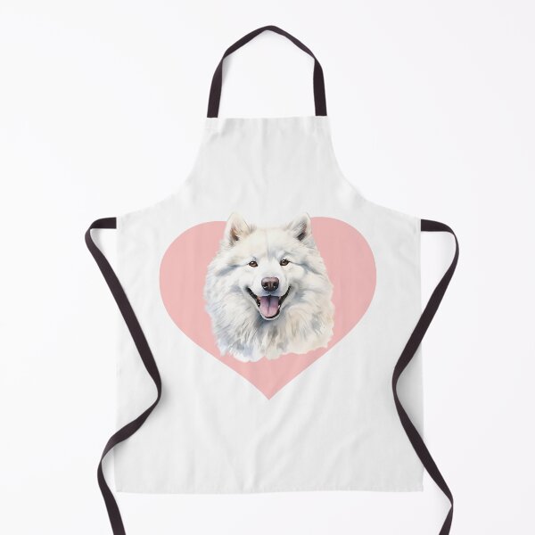 Item preview, Samoyed Valentine Illustration Heart Portrait designed and sold by EvrmoodCo.
