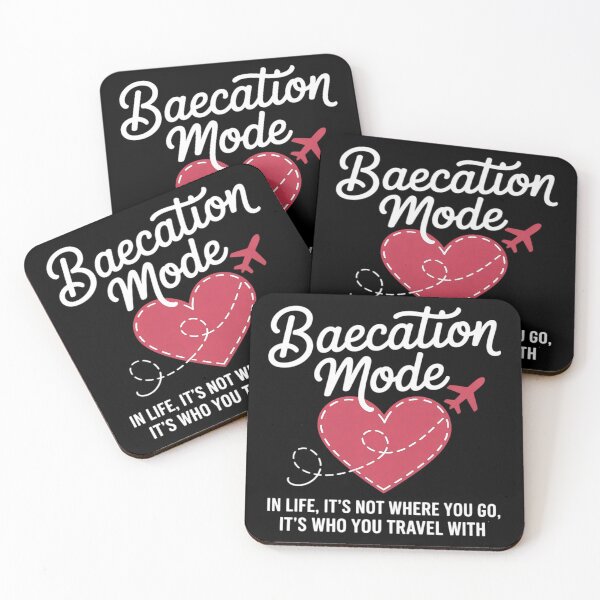 Item preview, Cute Couples Trip Matching Vacation Baecation Mode-Vibes designed and sold by LindseyKris.