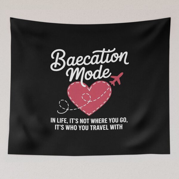 Item preview, Cute Couples Trip Matching Vacation Baecation Mode-Vibes designed and sold by LindseyKris.