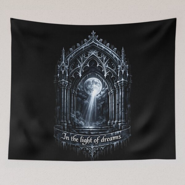 Item preview, In the Light of Dreams – Gothic Moonlit Cathedral designed and sold by Mouraludia.