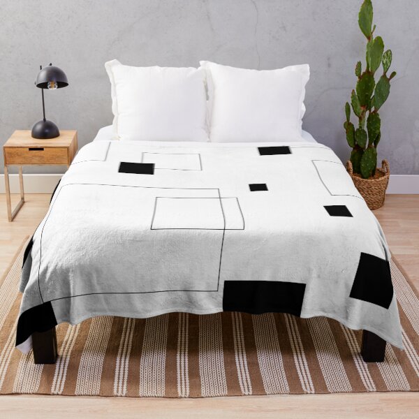 Item preview, Square pattern | Black squares | Black stripes | Dynamic background designed and sold by dfly-creations.