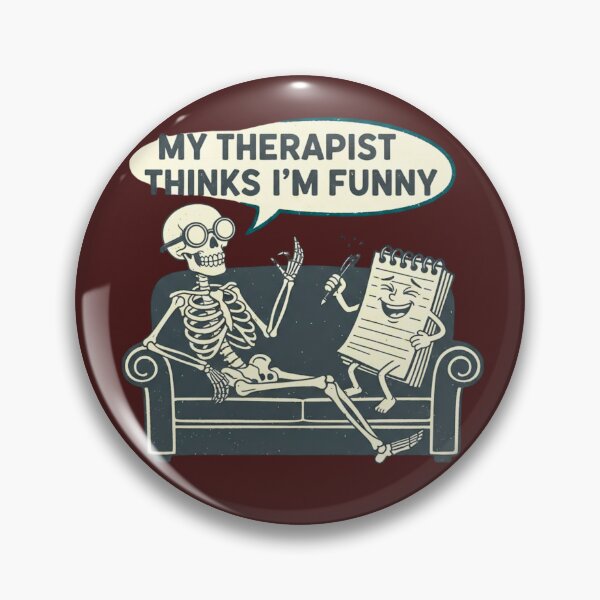 Item preview, The 'Self-Aware' Aesthetic: 'My Therapist Thinks I'm Funny' Streetwear Tee designed and sold by FitEnvy.