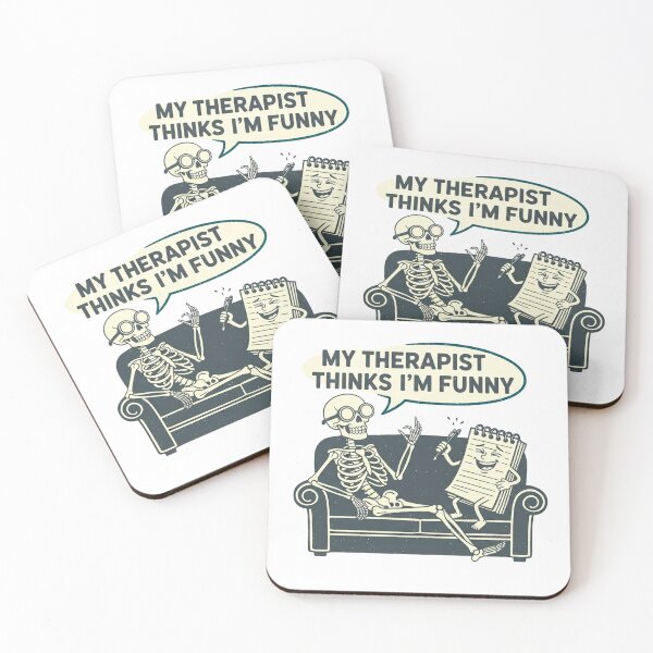 Item preview, The 'Self-Aware' Aesthetic: 'My Therapist Thinks I'm Funny' Streetwear Tee designed and sold by FitEnvy.