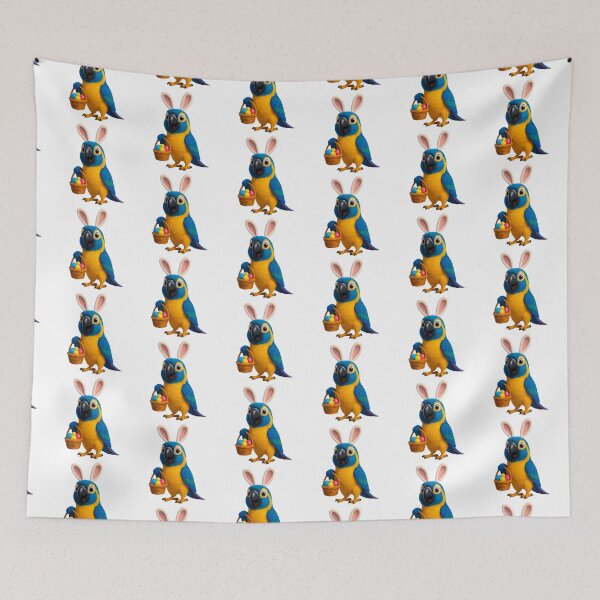 Item preview, Easter Blue Throated Macaw designed and sold by Sillytoe.
