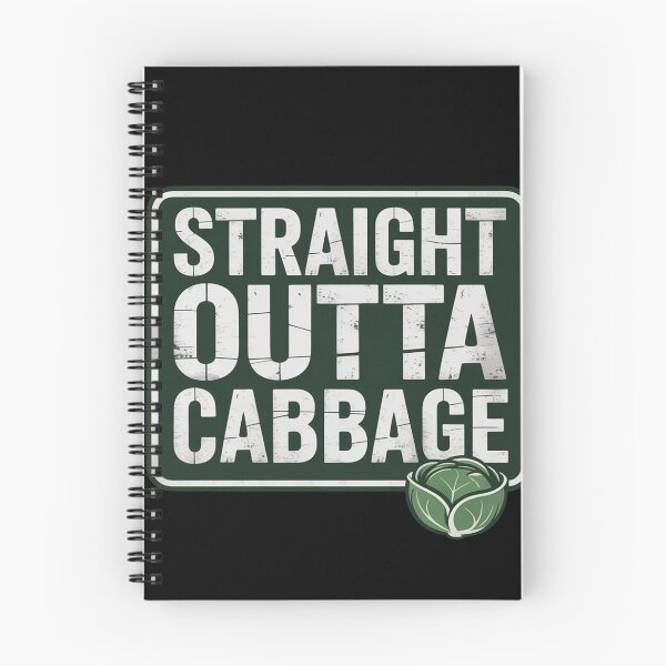 Item preview, Cabbage - STRAIGHT OUTTA CABBAGE designed and sold by LindseyKris.