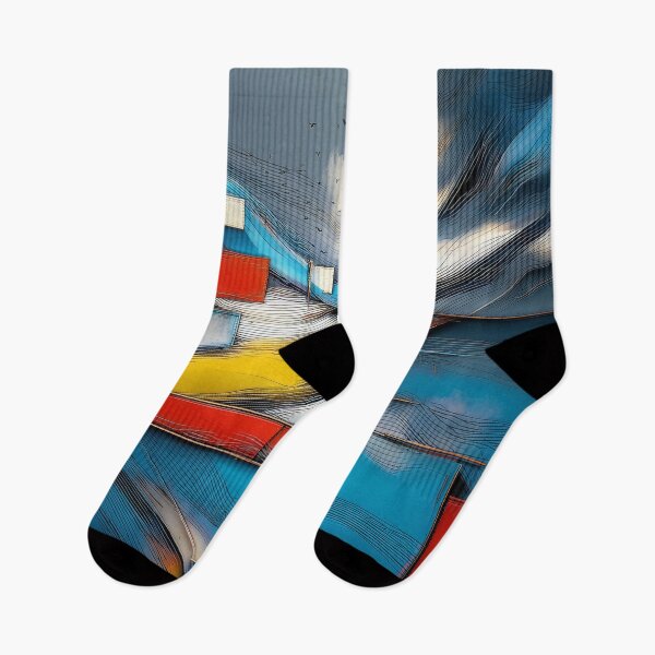 Item preview, Guided Flow – Abstract Landscape of Motion and Balance designed and sold by WatchesAndMore.