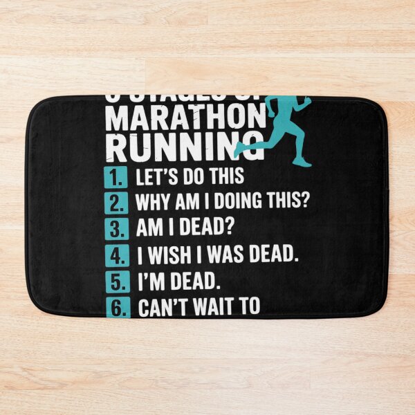 Item preview, 6 Stages Of Marathon Running Runner designed and sold by LindseyKris.