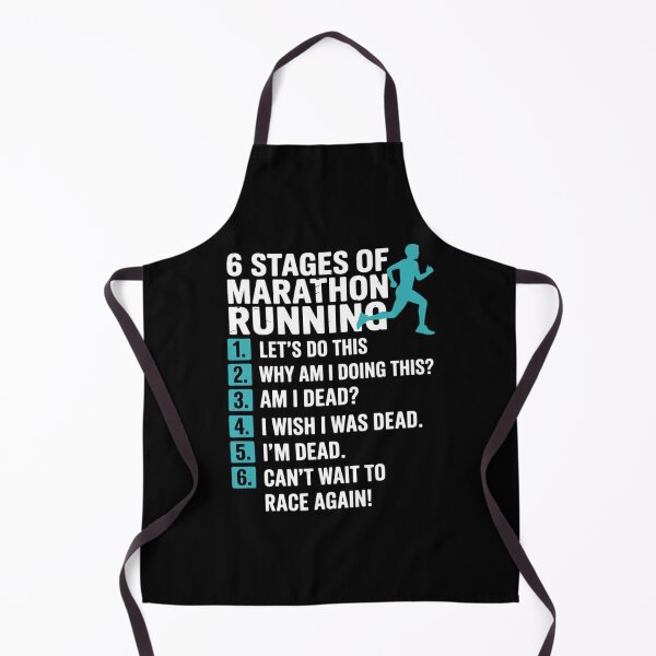 Item preview, 6 Stages Of Marathon Running Runner designed and sold by LindseyKris.