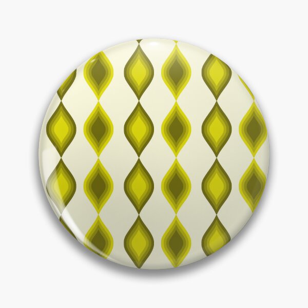 Item preview, Retro Golden Ogee Geometric Pattern – Mid-Century Modern Abstract designed and sold by DeeLulu.