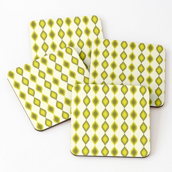 Item preview, Retro Golden Ogee Geometric Pattern – Mid-Century Modern Abstract designed and sold by DeeLulu.