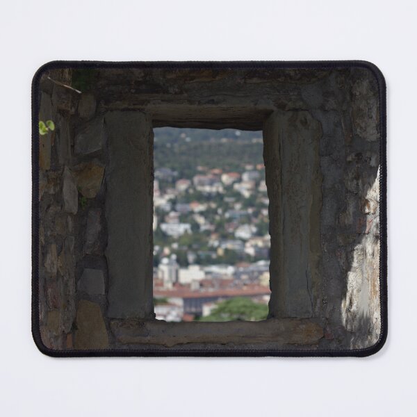 Item preview, Looking Forward (Castle Window in Trieste) designed and sold by The Wandering Lens.