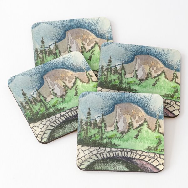 Item preview, Half Dome at Curry Village, Yosemite designed and sold by joelkeyart.
