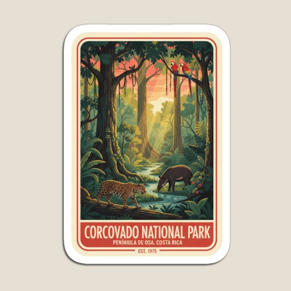 Item preview, Corcovado | Osa Rainforest Costa Rica | Wildlife designed and sold by Wanderlust Studio.