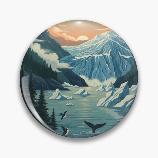 Item preview, Kenai Fjords | Alaska Glacier USA | Icy Fjords Trip designed and sold by Wanderlust Studio.