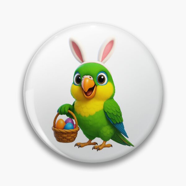 Item preview, Easter Green Budgerigar designed and sold by Sillytoe.