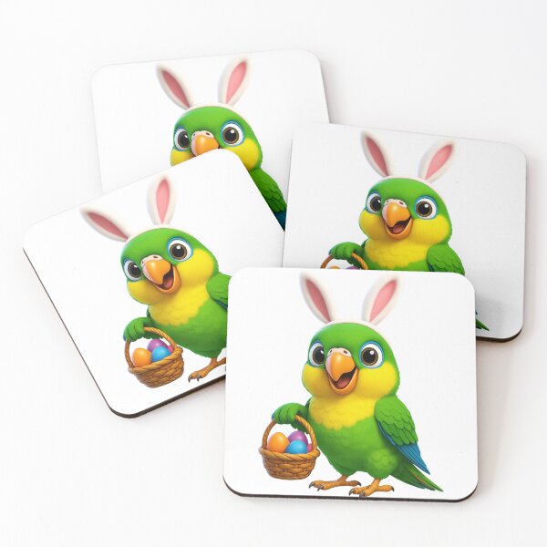 Item preview, Easter Green Budgerigar designed and sold by Sillytoe.