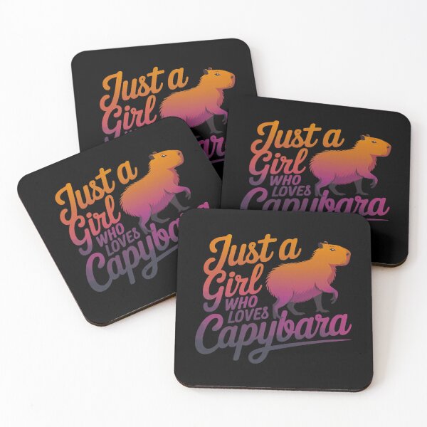 Item preview, Just a Girl Who Loves Capybara designed and sold by jkrphoto.
