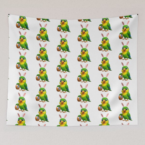 Item preview, Easter Green Budgerigar designed and sold by Sillytoe.