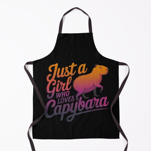 Item preview, Just a Girl Who Loves Capybara designed and sold by jkrphoto.
