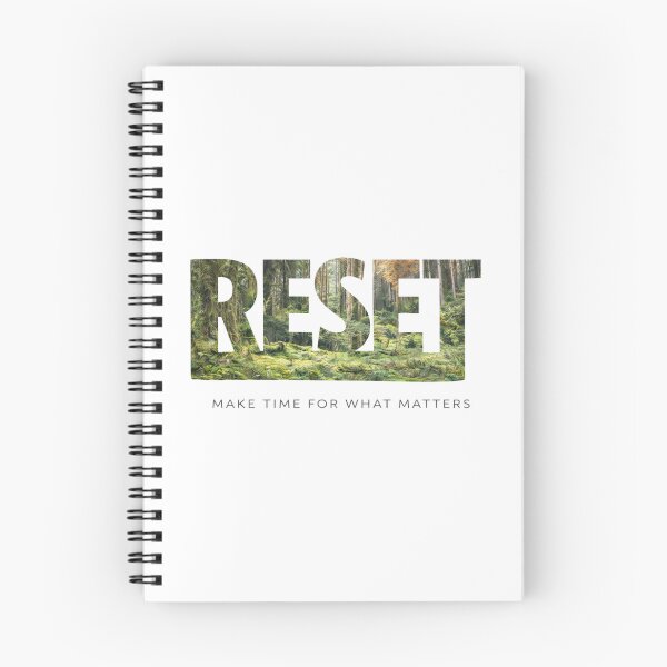 Item preview, Reset make time for what matters  designed and sold by My Scenery Lens.