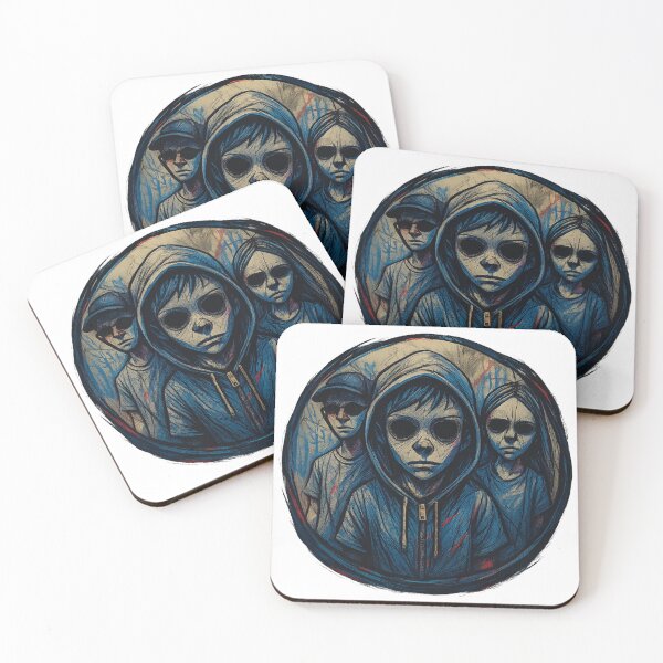 Item preview, Black-Eyed Kids at the Door designed and sold by CryptidOutfittersCo.