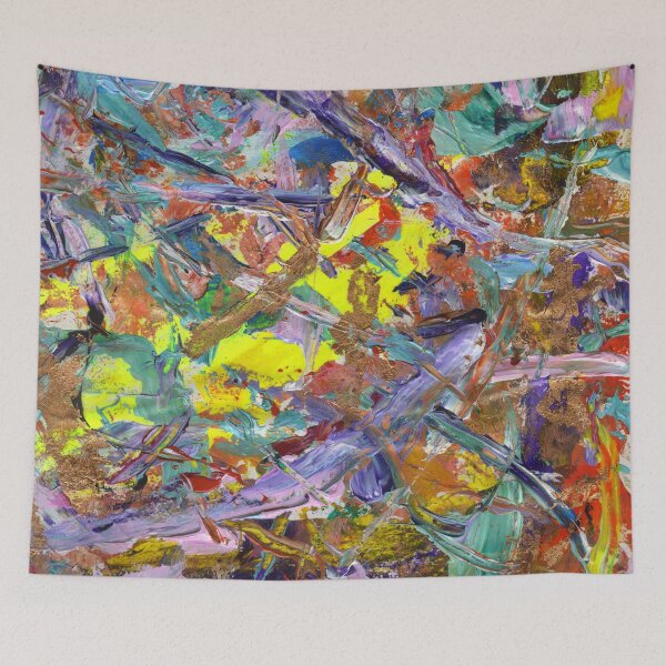 Item preview, Square Abstract in Colour One designed and sold by LymphomaLass.