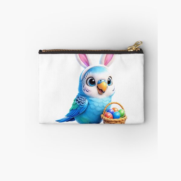 Item preview, Easter Sky Blue Budgerigar 1 designed and sold by Sillytoe.