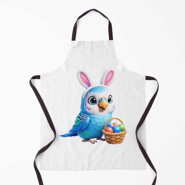 Item preview, Easter Sky Blue Budgerigar 1 designed and sold by Sillytoe.