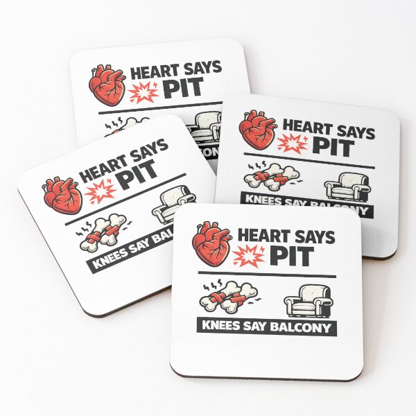 Item preview, Heart Says Pit Knees Say Balcony designed and sold by MKProjekty.