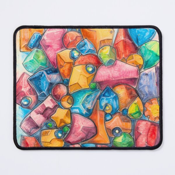 Item preview, Colorful Geometric Abstraction designed and sold by Modern-Tropical.