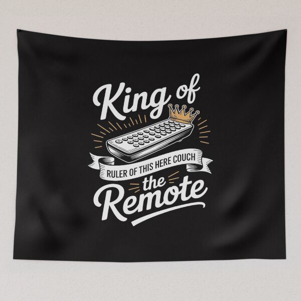 Item preview, King of the Remote Control TV Potato Couch Lazy Dad designed and sold by HermanTricia.
