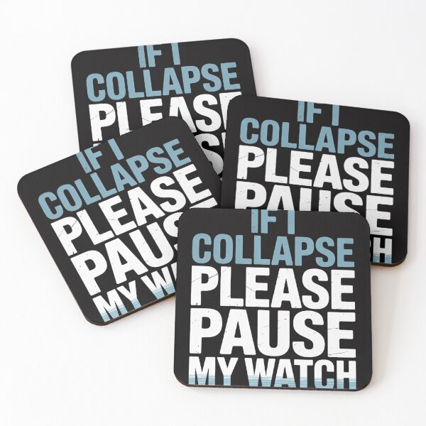 Item preview, If I Collapse Please Pause My Watch Running Marathon Runner designed and sold by HermanTricia.