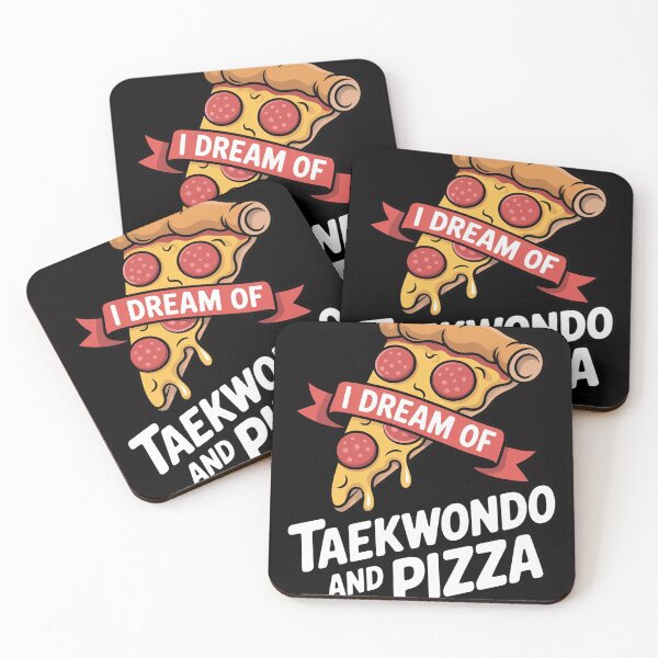 Item preview, I Dream of Taekwondo And Pizza Taekwondo Fighters designed and sold by HermanTricia.